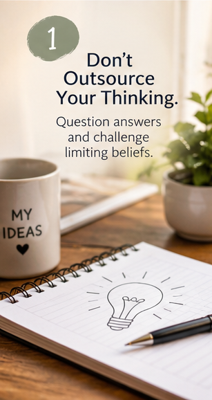 1. Don't outsource your thinking to AI